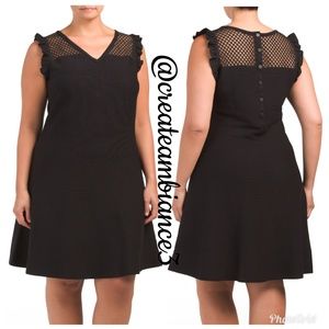 Rachel Roy Fit & Flare Sweater Dress